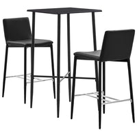 Thumbnail for 3-tlg. Bar-Set Kunstleder Schwarz
