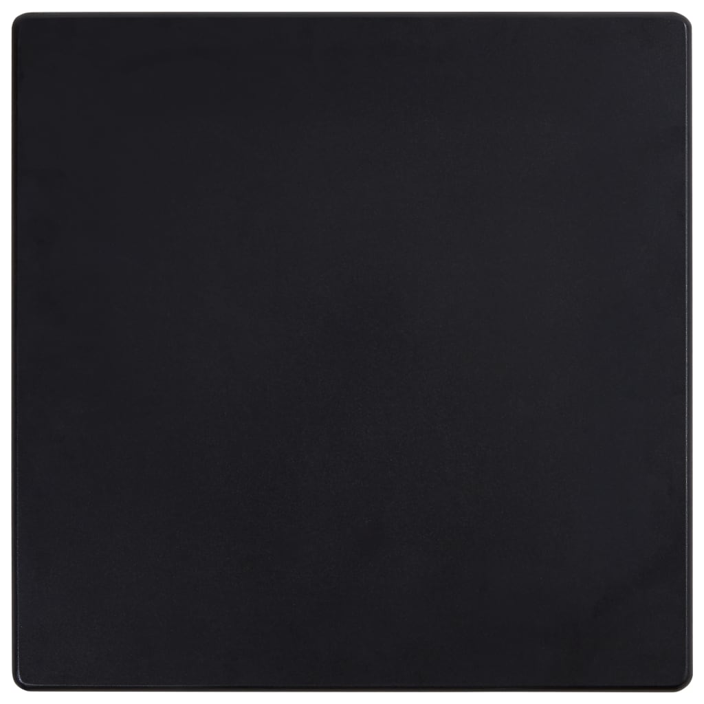 3-tlg. Bar-Set Kunstleder Schwarz