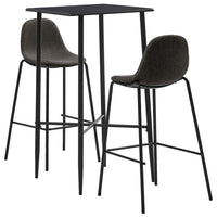 Thumbnail for 3-tlg. Bar-Set Stoff Dunkelgrau