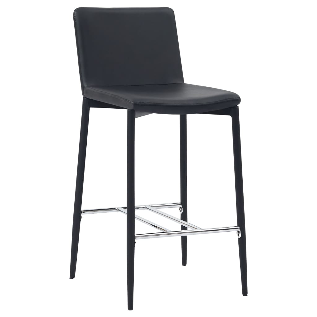 5-tlg. Bar-Set Kunstleder Schwarz