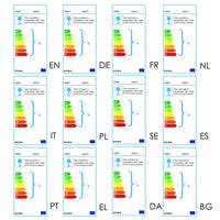 Thumbnail for Stativlampe Honigbraun und Schwarz Teak Massivholz 141 cm