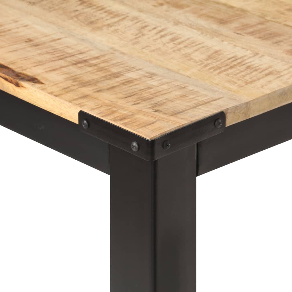 Esstisch 180 x 90 x 76 cm Raues Mango-Massivholz