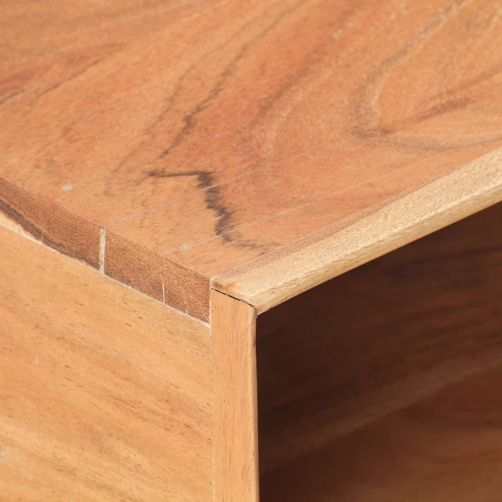 Couchtisch 110 x 50 x 35 cm Massivholz Akazie