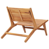 Thumbnail for Gartenstuhl mit Fußablage Massivholz Teak