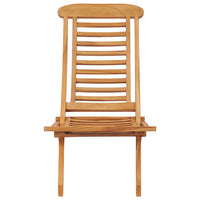 Thumbnail for Klappbarer Gartenstuhl Massivholz Teak