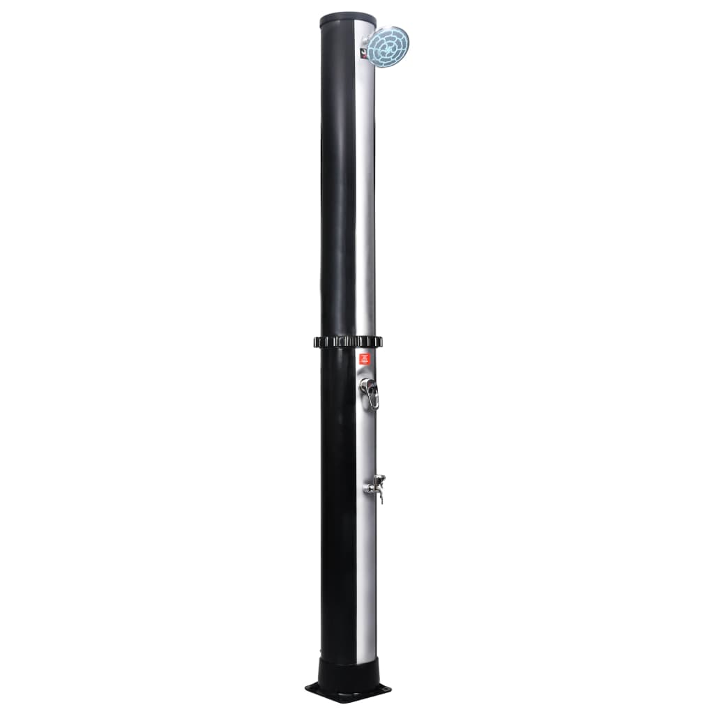 Garten-Solardusche mit Duschkopf und Wasserhahn 40 L