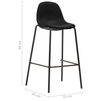 Thumbnail for 5-tlg. Bar-Set Stoff Schwarz