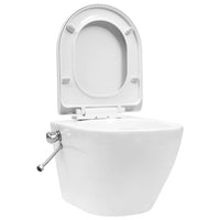 Thumbnail for Wand-WC ohne Spülrand mit Bidet-Funktion Keramik Weiß