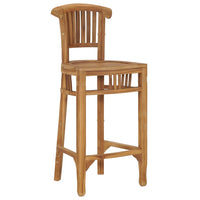 Thumbnail for Barhocker Teak Massivholz