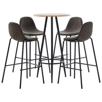 Thumbnail for 5-tlg. Bar-Set Stoff Dunkelgrau