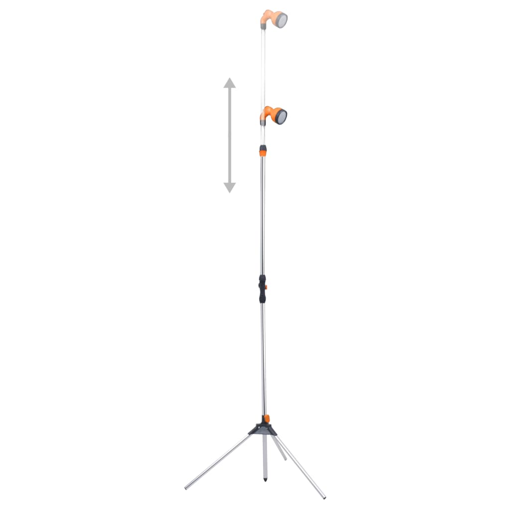 Gartendusche mit Stativ 221 cm Aluminium