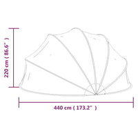 Thumbnail for Pooldach 440 x 220 cm