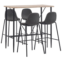 Thumbnail for 5-tlg. Bar-Set Stoff Dunkelgrau