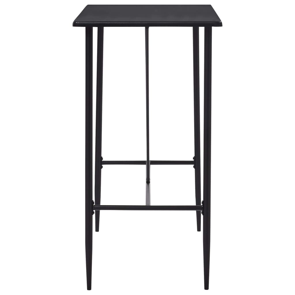 5-tlg. Bar-Set Stoff Schwarz