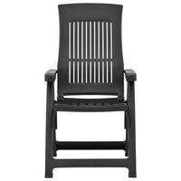 Thumbnail for Verstellbare Gartenstühle 2 Stk. Kunststoff Moccafarben