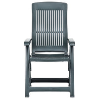 Thumbnail for Verstellbare Gartenstühle 2 Stk. Kunststoff Grün