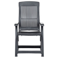 Thumbnail for Verstellbare Gartenstühle 2 Stk. Kunststoff Anthrazit