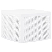 Thumbnail for Beistelltisch Weiß 54×54×36,5 cm Kunststoff