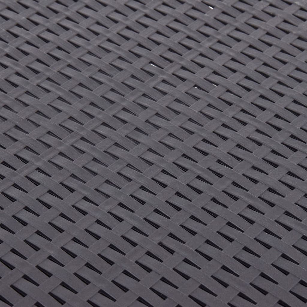 Beistelltisch Mokka 54×54×36,5 cm Kunststoff