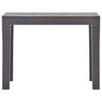 Thumbnail for Gartenbänke 2 Stk. Moccafarben Kunststoff