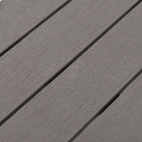 Thumbnail for Gartenbänke 2 Stk. Moccafarben Kunststoff