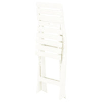 Thumbnail for Klappbare Gartenstühle 2 Stk. Kunststoff Weiß