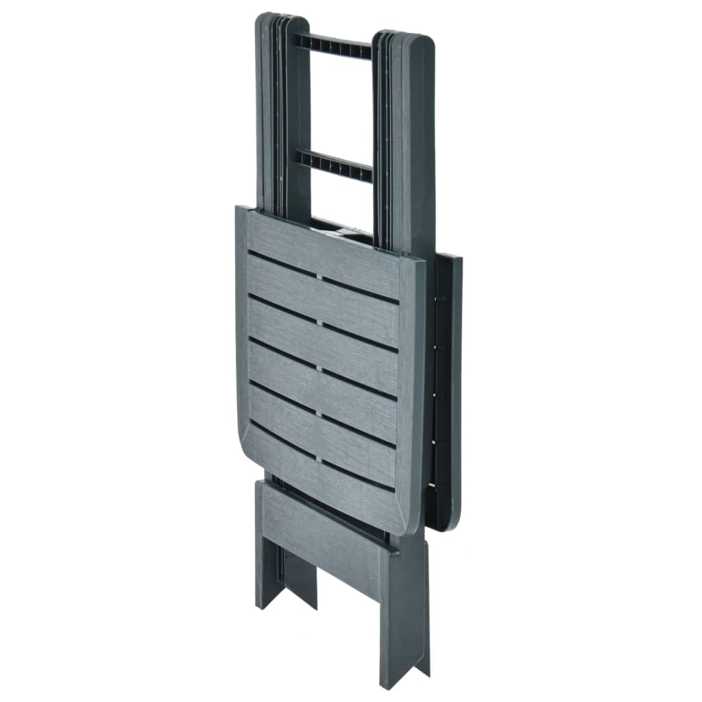 Gartentisch Klappbar Grün 79 x 72 x 70 cm Kunststoff
