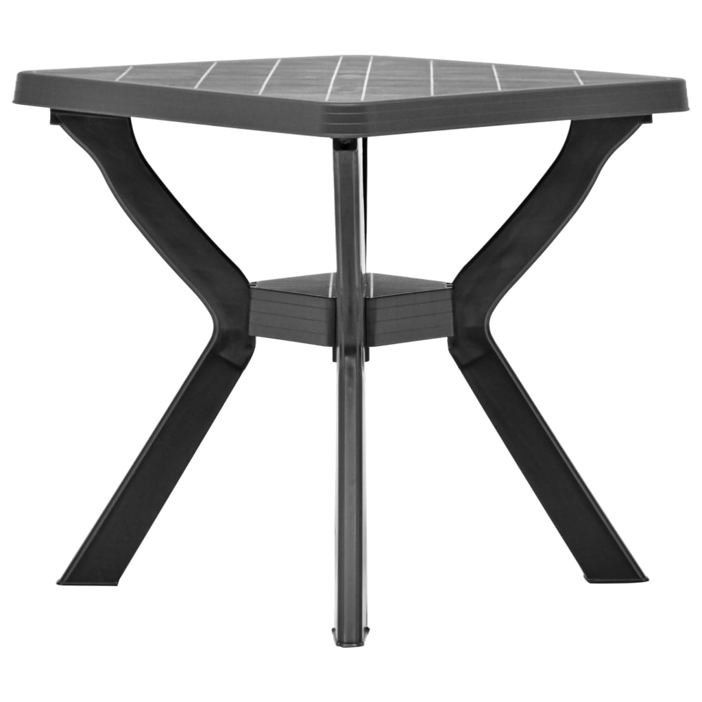 Bistrotisch Anthrazit 70x70x72 cm Kunststoff