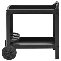 Thumbnail for Getränkewagen Anthrazit 69×53×72 cm Kunststoff