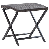 Thumbnail for Klapphocker Poly Rattan Braun