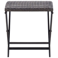 Thumbnail for Klapphocker Poly Rattan Braun