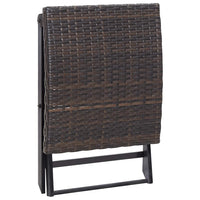 Thumbnail for Klapphocker Poly Rattan Braun
