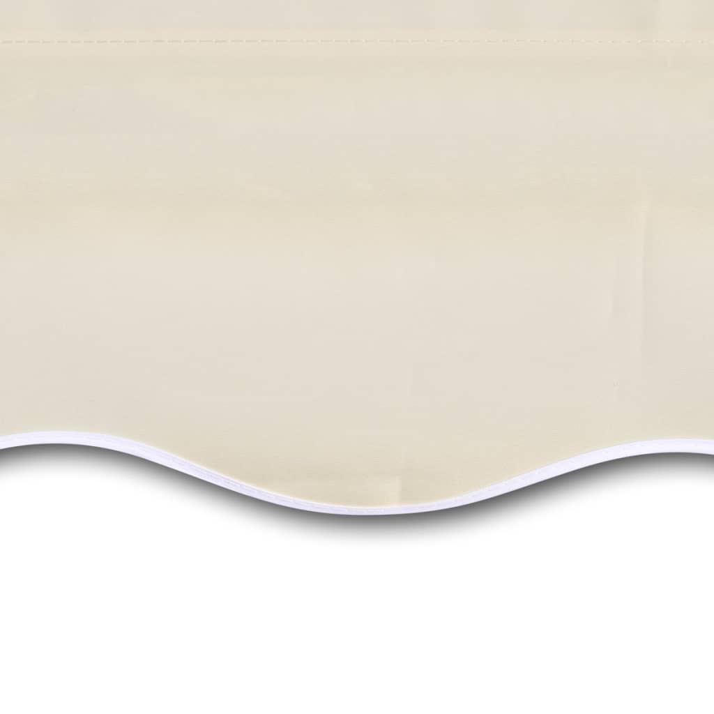 Einziehbare Markise Handbetrieben 600 x 300 cm Creme