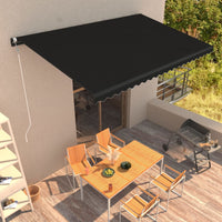 Thumbnail for Automatisch Einziehbare Markise 600×300 cm Anthrazit