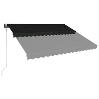 Thumbnail for Einziehbare Markise mit Windsensor & LED 450x300cm Anthrazit