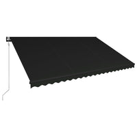Thumbnail for Einziehbare Markise mit Windsensor & LED 500x300cm Anthrazit