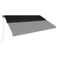Thumbnail for Einziehbare Markise mit Windsensor & LED 500x300cm Anthrazit