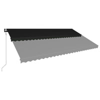 Thumbnail for Einziehbare Markise mit Windsensor & LED 600x300cm Anthrazit