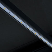 Thumbnail for Einziehbare Markise mit Windsensor & LED 600x300cm Anthrazit