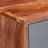 Thumbnail for Sideboard Grau 120x30x55 cm Massivholz