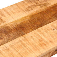 Thumbnail for Sitzbank 110 cm Raues Mango-Massivholz und Stahl