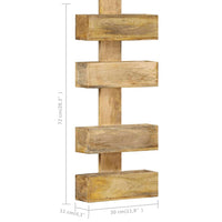 Thumbnail for Wand-Zeitschriftenständer 30 x 11 x 72 cm Massivholz Mango