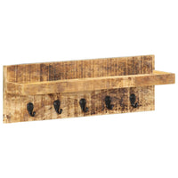 Thumbnail for Wandgarderobe 60 x 15 x 20 cm Raues Mango-Massivholz
