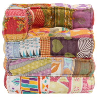 Thumbnail for Modularer Pouf Patchwork Stoff