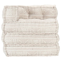 Thumbnail for Modularer Pouf Beige Stoff