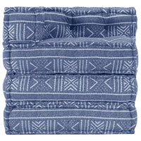 Thumbnail for Modularer Pouf Indigo Stoff