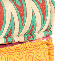 Thumbnail for Pouf 60x70x36 cm Patchwork Stoff