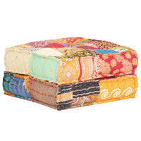 Thumbnail for Pouf 60x70x36 cm Patchwork Stoff