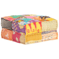 Thumbnail for Pouf 60x70x36 cm Patchwork Stoff