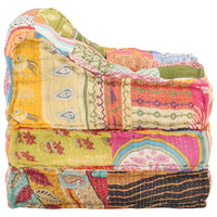 Thumbnail for Modularer Pouf Patchwork Stoff